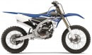 Blue and white Yamaha YZ250F