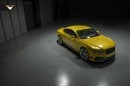 Yellow Bentley Continental GT BR-10RS by Vorsteiner