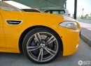 Yellow BMW F10 M5