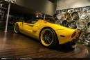 Yellow Ford GT on ADV.1 Wheels