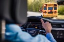Audi C-V2X technology works to enhance school bus and school zone safety