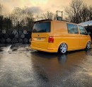 Yellow T6 Transporter On Bentley Wheels Looks Natural