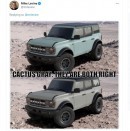 Cactus Gray 2021 Ford Bronco color update