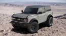 Cactus Gray 2021 Ford Bronco color update