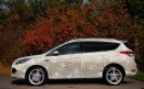 Ford Kuga covered in diamonds and krystals