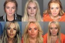 The many mugshots of Lindsay Lohan, 2 of them for DUI and assorted charges
