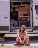 Alexandria turned a Ford Transit into a tiny mobile home