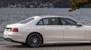 YouTube Artist Gives 2021 Mercedes S-Class Retro Redesign with W140 Hints