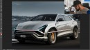 YouTube Artist Gives Urus Radical Facelift With Lights from Exotic Lamborghini