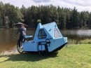 The Z-Triton, the all-electric trike-boat-house made to get away from it all