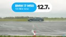 BMW i7 v Porsche Taycan Turbo S v Mercedes AMG EQS 53