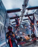 Red Bull Racing Team Pit Stop in Zero Gravity