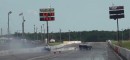 "Zombie" Chevrolet Malibu Wagon hits Chevrolet Nova during drag race