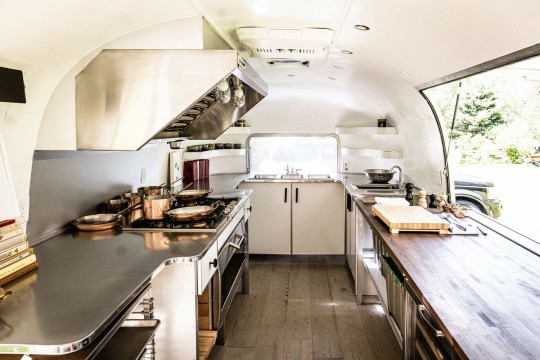 1971 Airstream Safari turned into chef Yann Nury's mobile kitchen