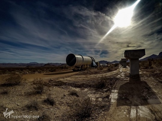 Hyperloop One test tunnel