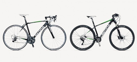 Two models from the 2013 collection of bicycles from Skoda