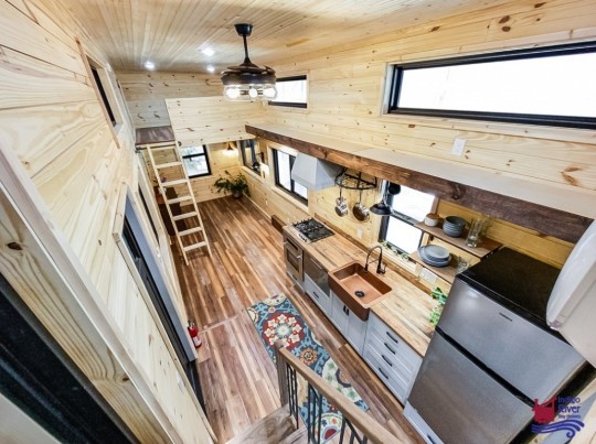 Beautiful 43\-foot gooseneck tiny house has everything a family needs