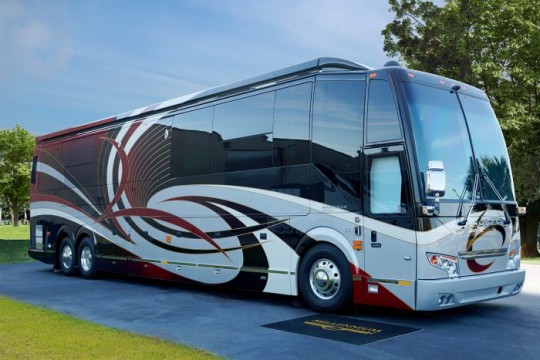 The Dream Machines from Millennium are Prevost conversions that redefine luxury living on the road