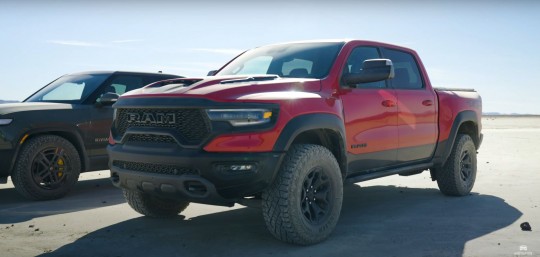 Ram TRX Drag Races Rivian R1T, the ICE Age Is Over