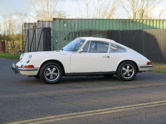 Lot number 332 on Silverstone Auctions, a 1969 Porsche 911E 2\.0 Sportomatic