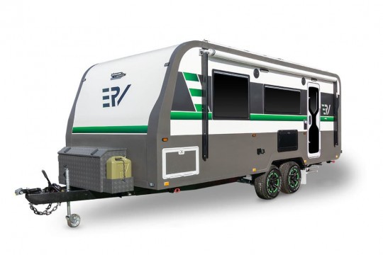 ERV, the luxury, rugged electric camper that is completely self\-efficient