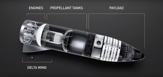 SpaceX Spaceship details