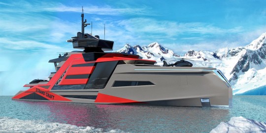 Hybrid Miami superyacht doubles as a rescue / research vessel, if need be