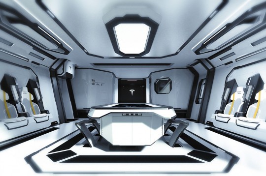 The Tesla Module Rescue would provide emergency remote healthcare as a mobile, fully\-electric health camp