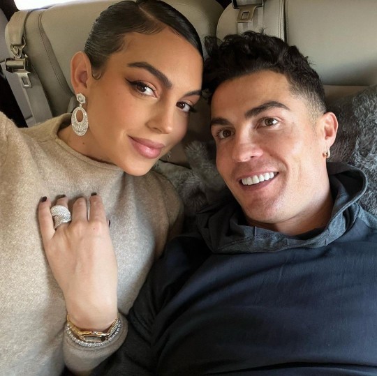 Georgina Rodriguez and Cristiano Ronaldo in Private Jet