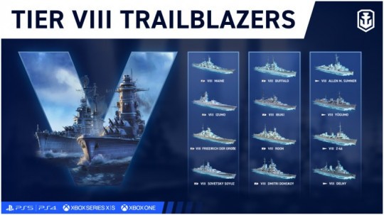 World of Warships\: Legends Tier VIII ships