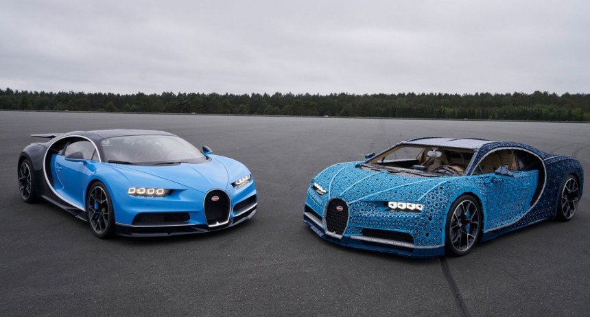 Life\-size LEGO Bugatti Chiron