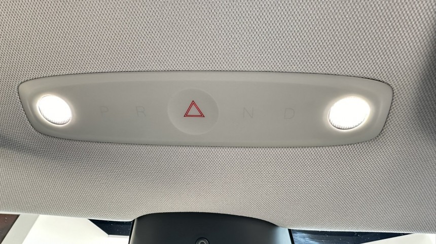Tesla Model 3 refresh\: overhead gear shift buttons