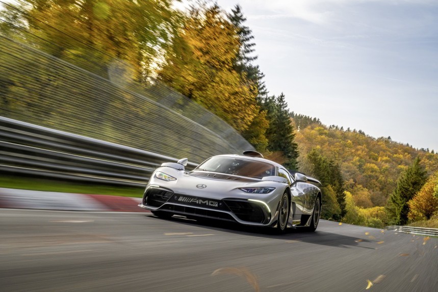 1,063\-HP Mercedes\-AMG One Sets a New Nurburgring Record, Laps It in 395 Seconds