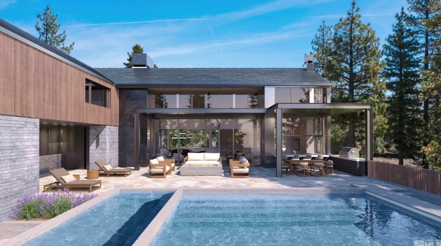 Resort\-style mansion comes with free Cybertruck and off\-grid capabilities courtesy of Tesla