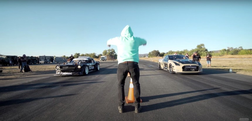 14\-Year\-Old Girl Steps up to a 2,000\-HP GT\-R, Pushes Her Mustang Too Far