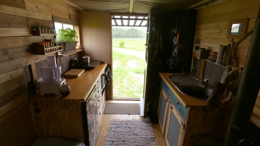 19\-Year\-Old Converts a Vintage Box Truck Into a No\-Frills Off\-Grid Camper for a Mere \$11K