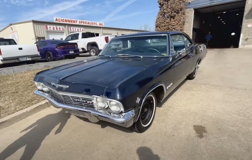 1965 Chevy Impala SS sat parked for 40 years