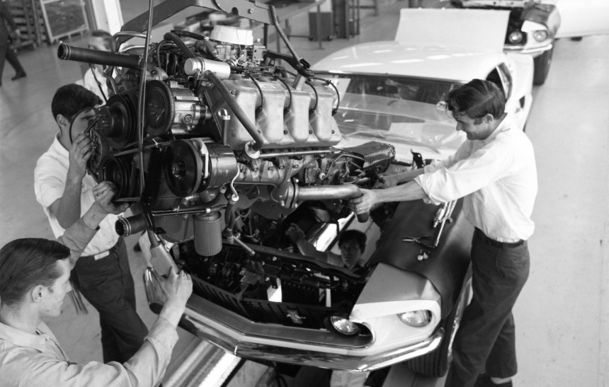 FOrd Mustang Boss 429 Assembly Line