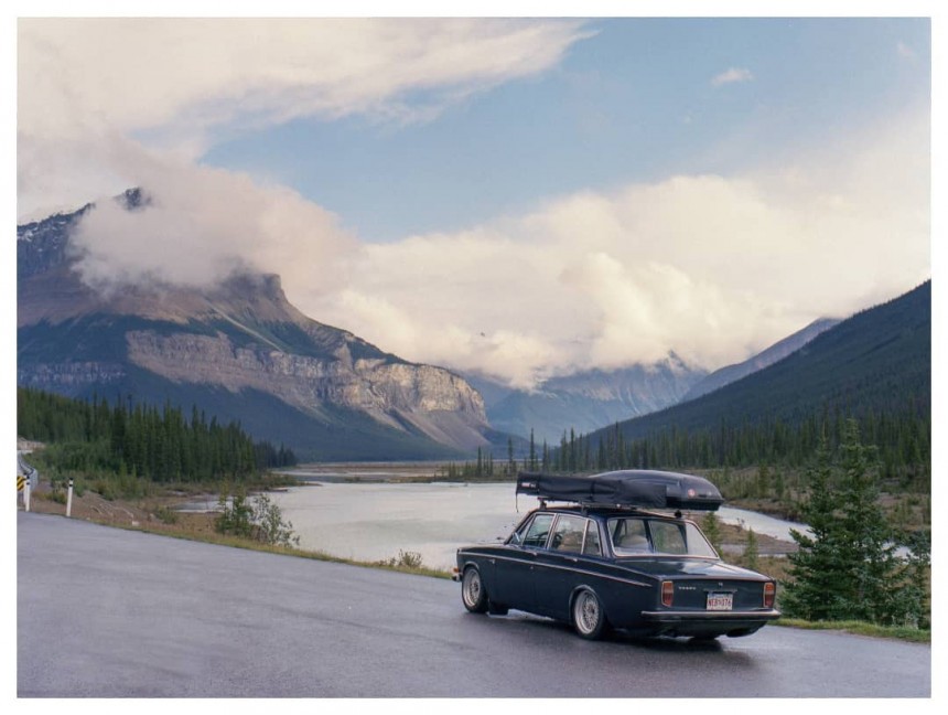 1969 Volvo 144 in the Trans\-Canadian Trip
