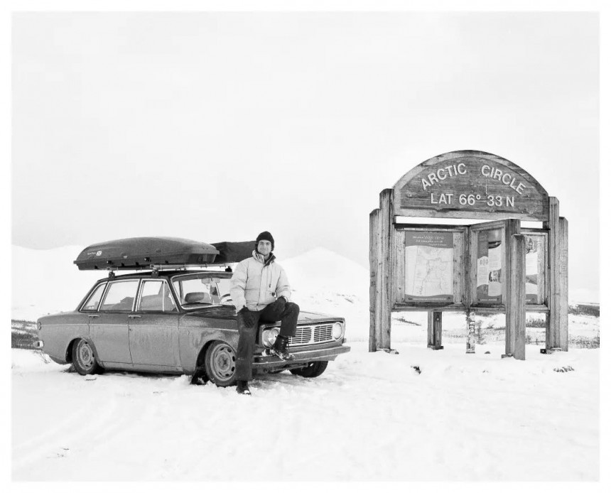 1969 Volvo 144 in the Trans\-Canadian Trip