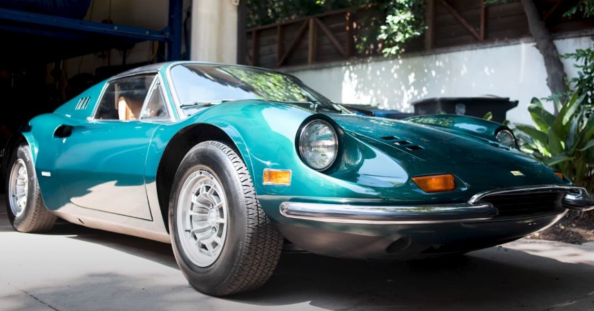 1974 Ferrari Dino 246 GTS found buried in L\.A\.