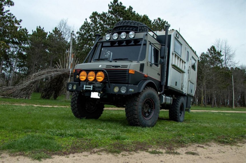 985 Mercedes\-Benz Unimog Is the Ultimate Off\-Road Camper, Won't Come Cheap at All