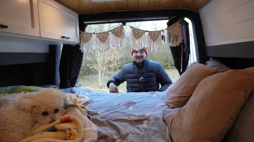 2007 Sprinter Camper Conversion Hides a Comfy Interior With All You Need To Enjoy Van Life