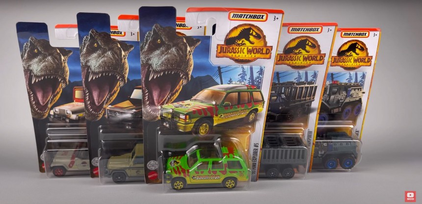 2022 Matchbox Jurassic World Dominion Set Gets Some Fresh Air, 1993 Ford Explorer Included