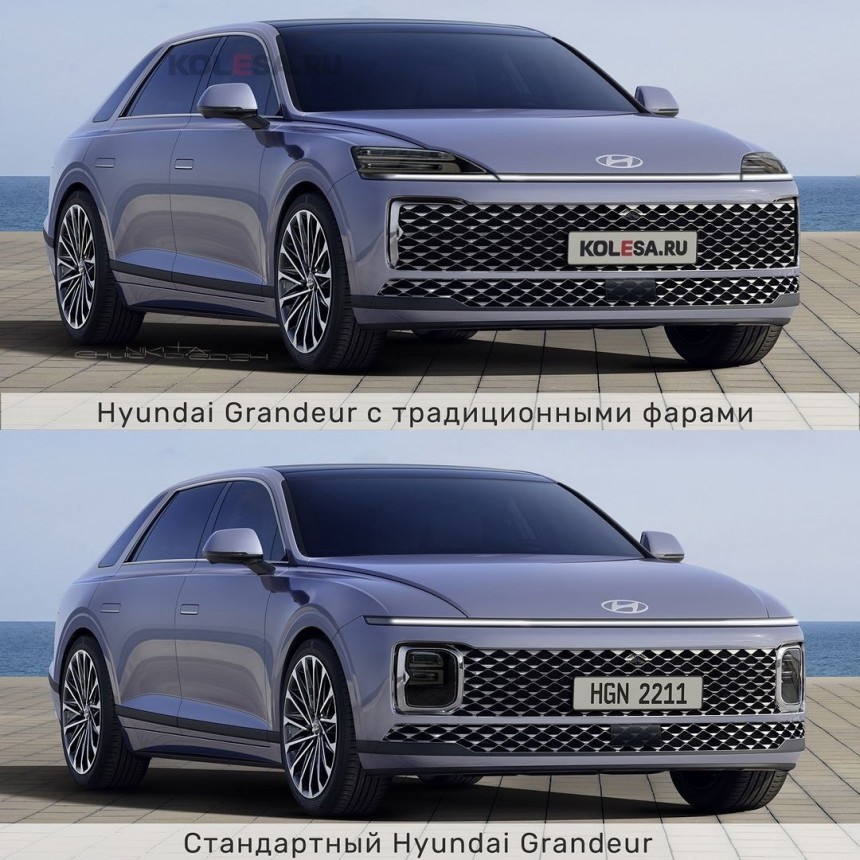 Hyundai Grandeur \- Rendering