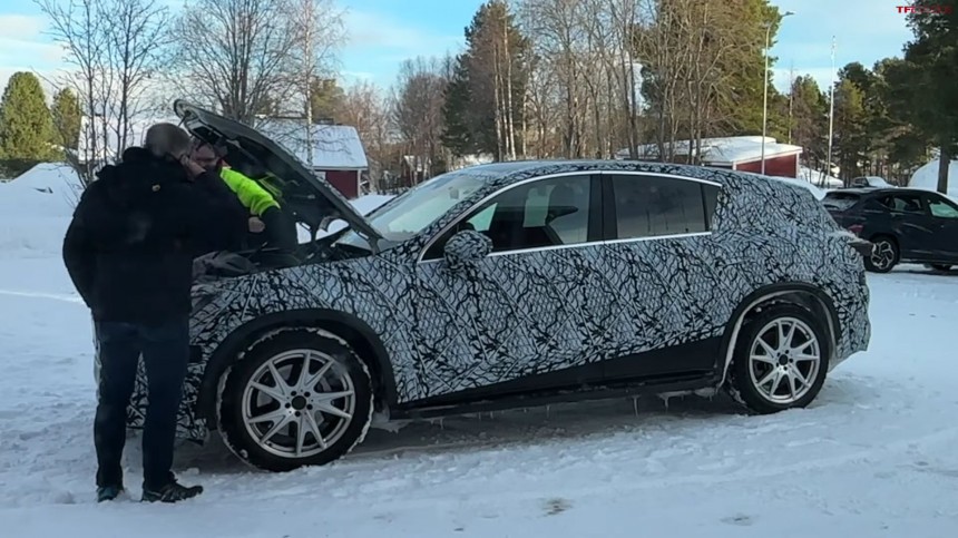 2026 Mercedes\-Benz GLC EV spied by Andre Smirnov of The Fast Lane