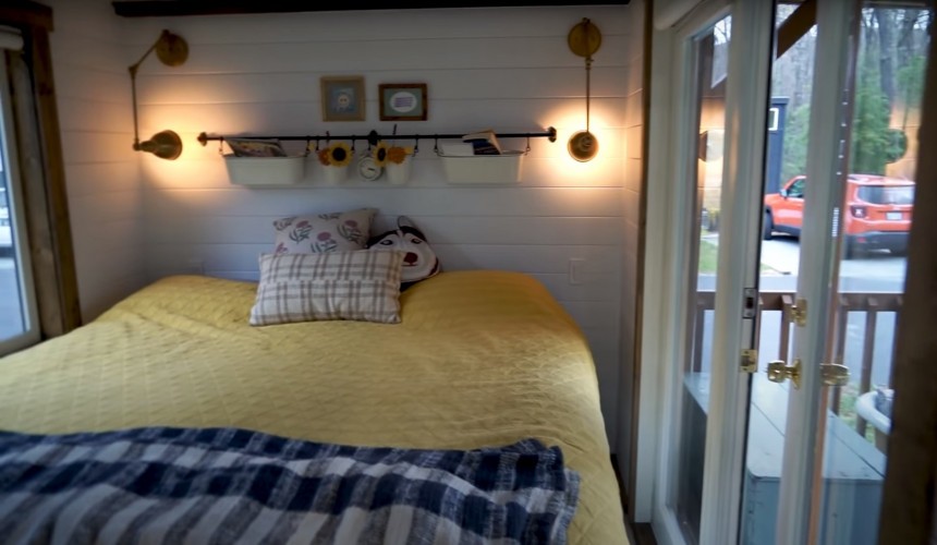 Anna and Nick's Tiny Home in Mills River