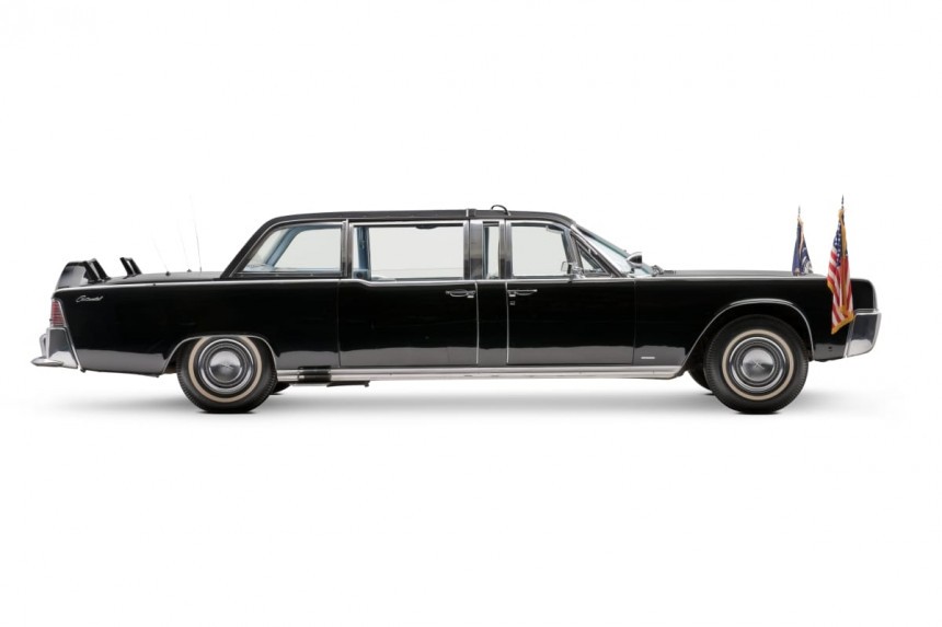 1961 Lincoln Continental Presidential Limousine used by John F\. Kennedy