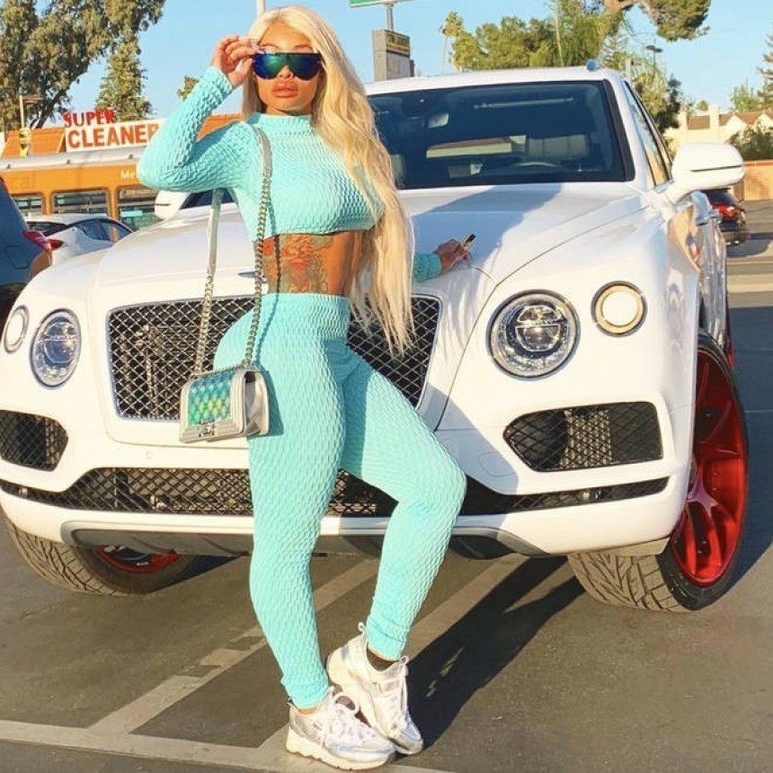 Blac Chyna and White Cars