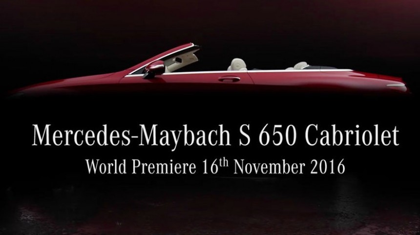 2017 Mercedes\-Maybach S650 Cabriolet
